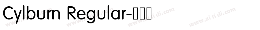 Cylburn Regular字体转换 Cylburn Regular字体转换